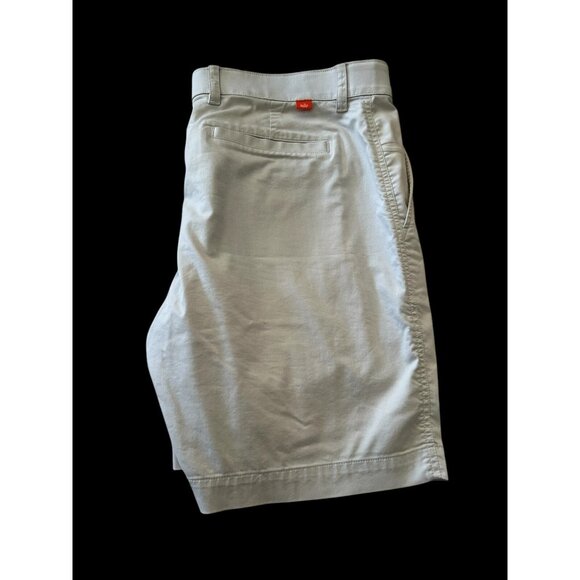 Nike Tour Golf Shorts Men's White Dri-Fit UV Gold Chino Classic Slash Pockets 36 - Picture 6 of 8